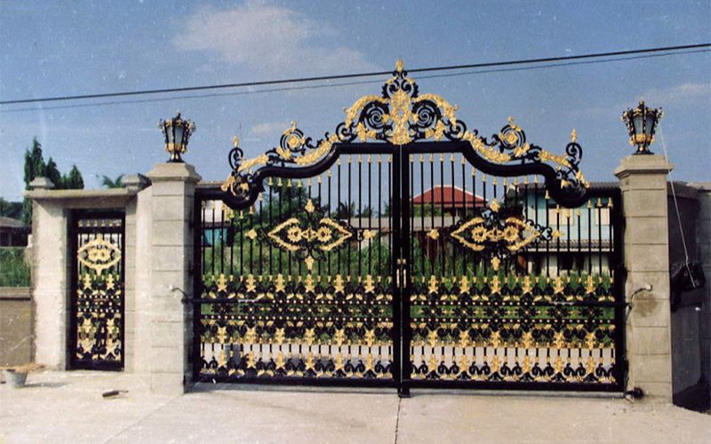 mẫu cổng biệt thự nhà vườn đẹp
